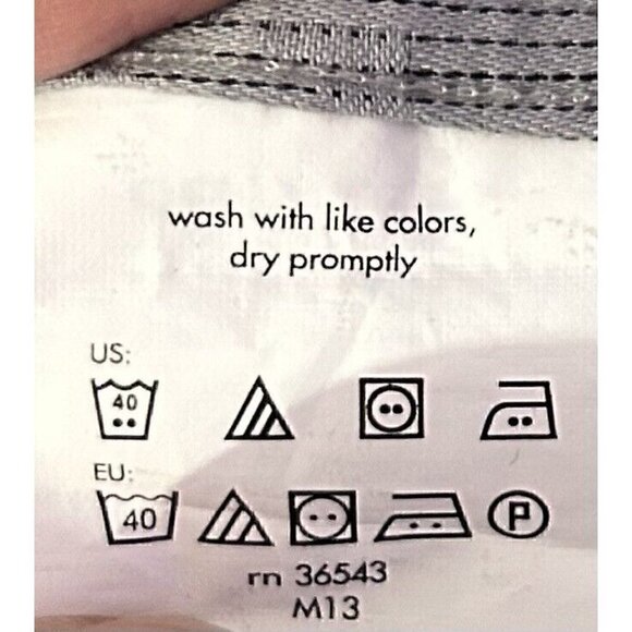 Calvin Klein Mens Slim Fit Geometric Perforated Dress Shirt XL 17 1/2 34/35 - Picture 6 of 9